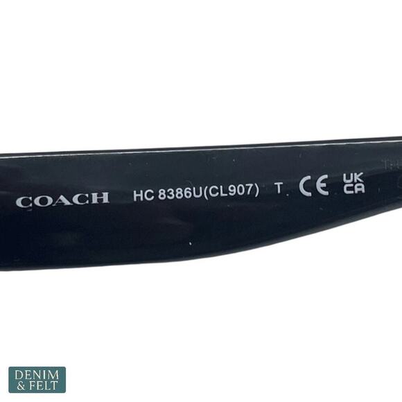 Coach Oversized Square Sunglasses Black Gradient Lenses CL907 NEW w/ Case!! - Picture 14 of 16